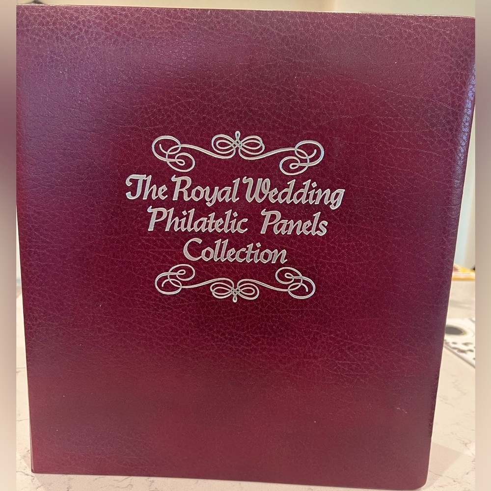 The Royal wedding philatelic panels collection